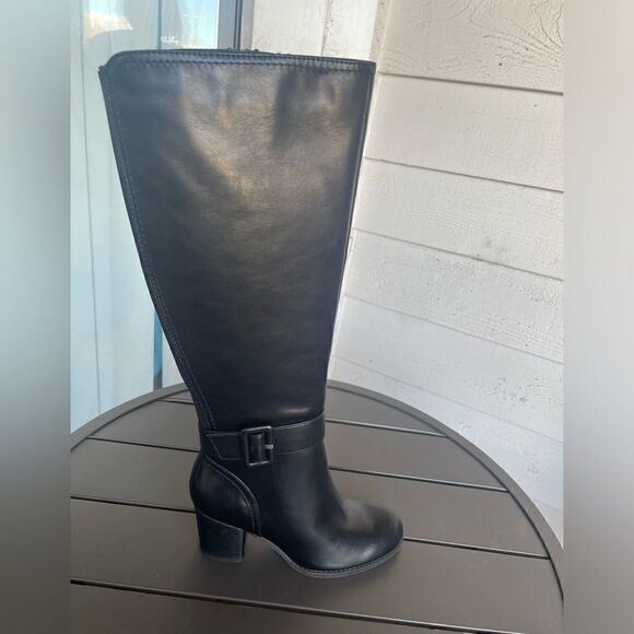 NWT Soul Naturalizer Twinkle Knee High Block Heel Black Women’s Boots Size 6M - Picture 7 of 14